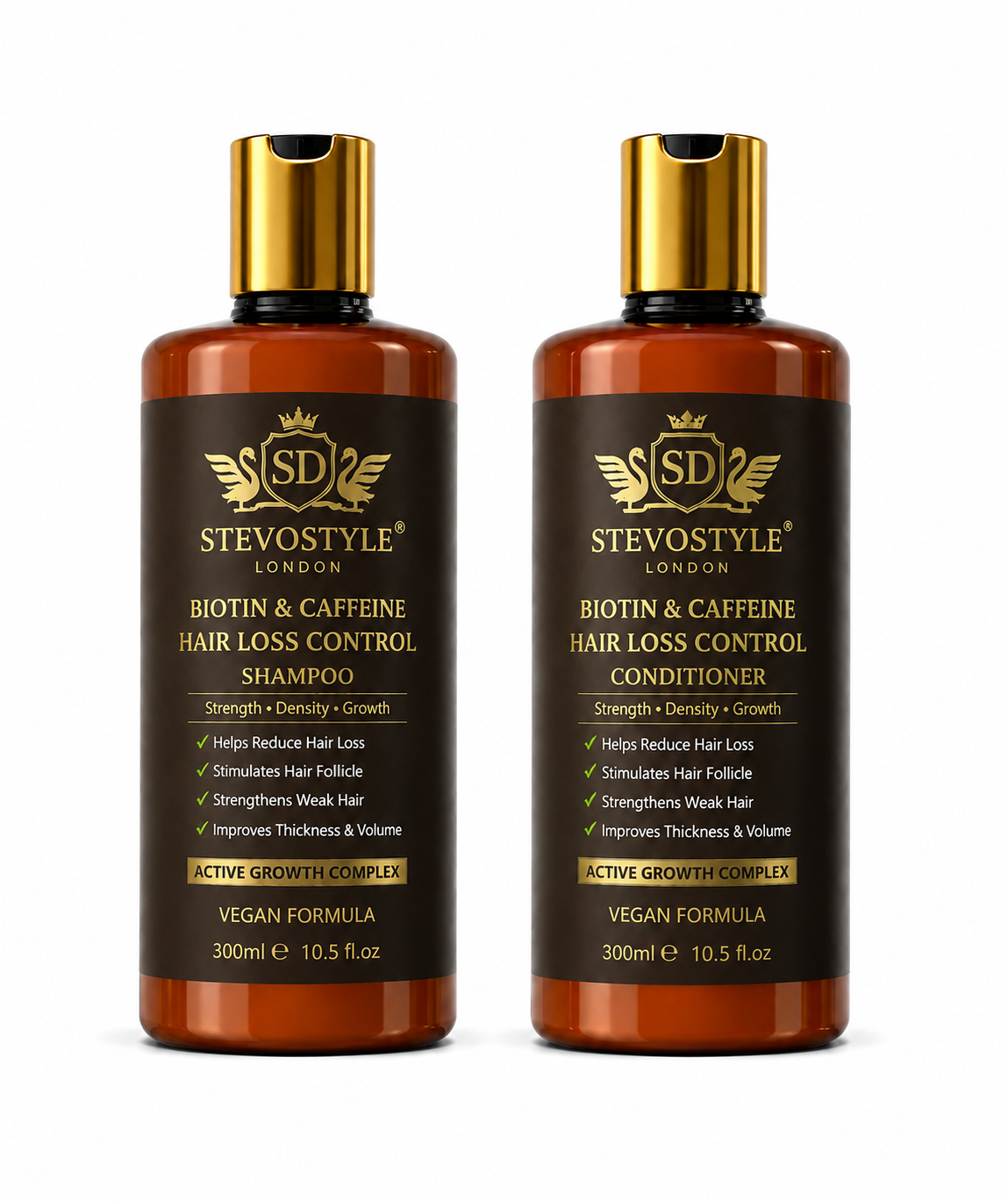 Biotin & Caffeine Hair Loss Control Shampoo & Conditioner Duo