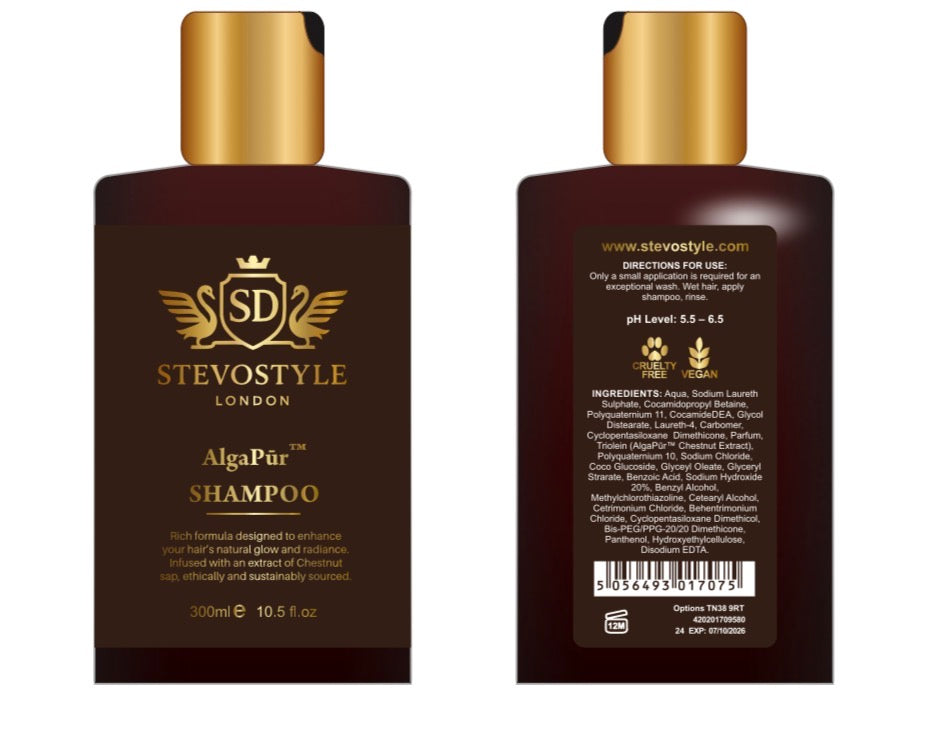 Shampoo Algapur Rhubarb and Rose vegan 300ml