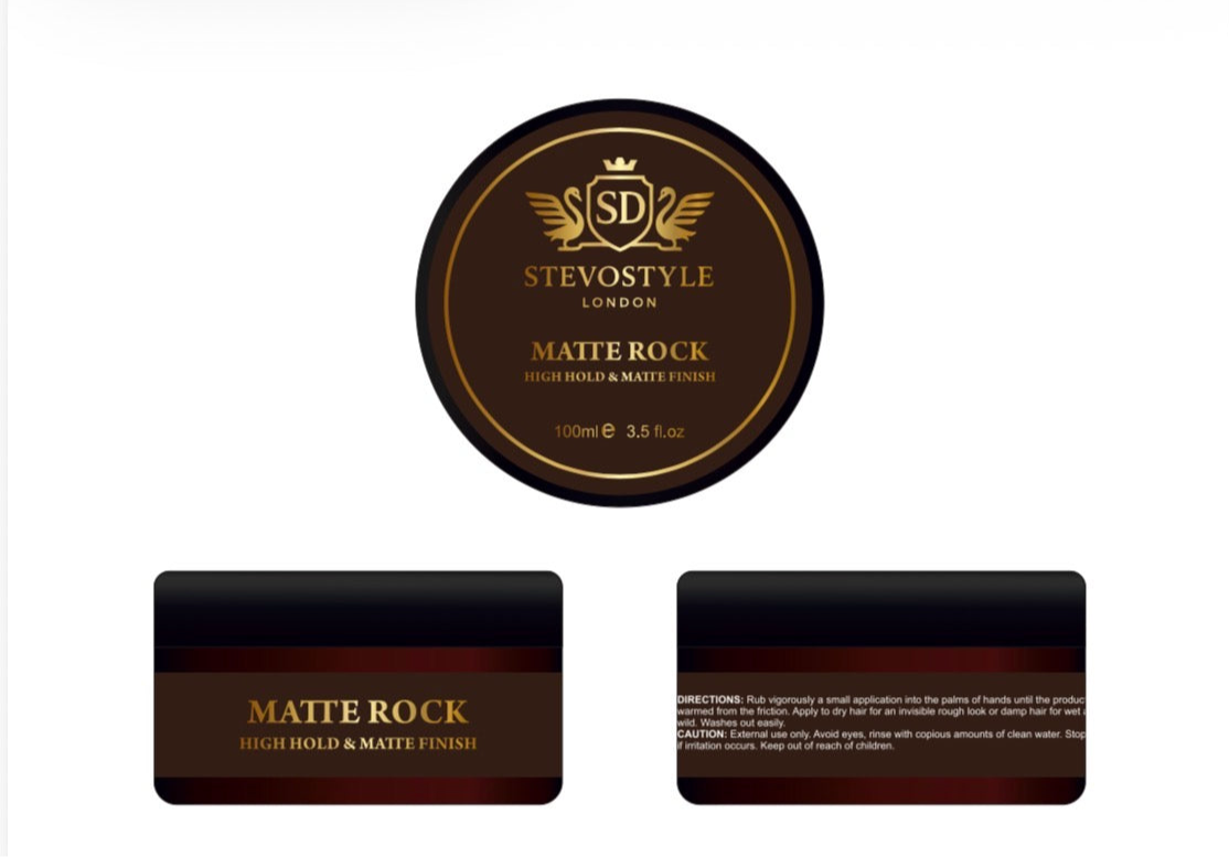 Hair Wax Matte Rock Vegan 100ml