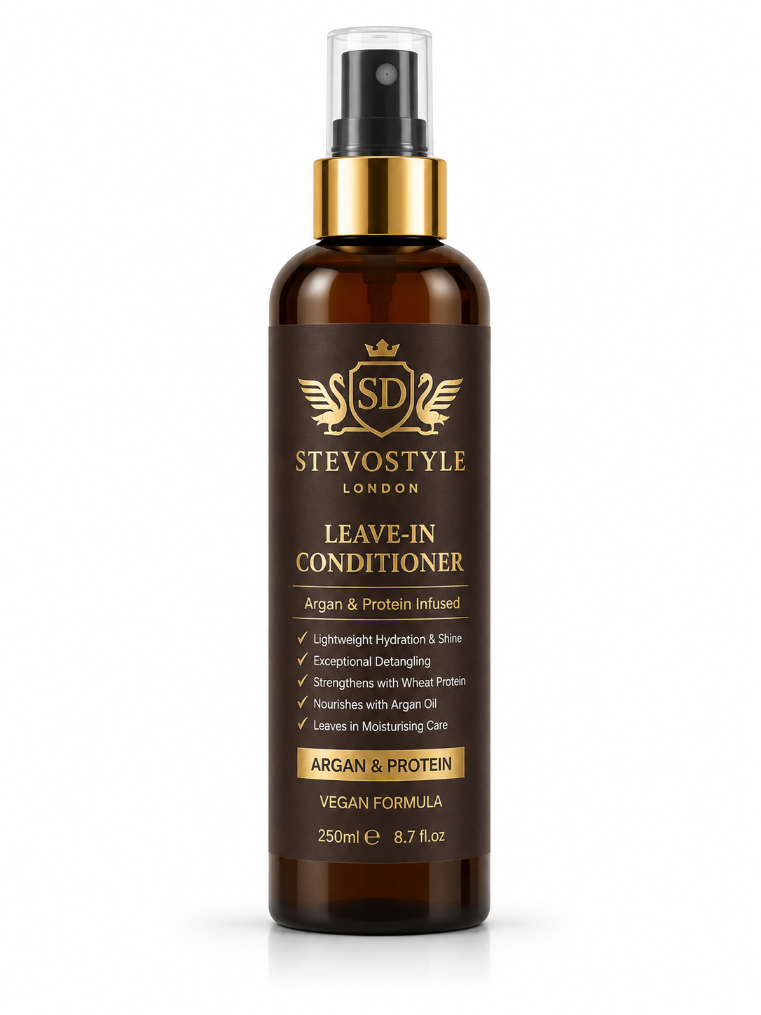 Leave-In Conditioner
Argan & Protein Infused | Vegan Formula 250ml