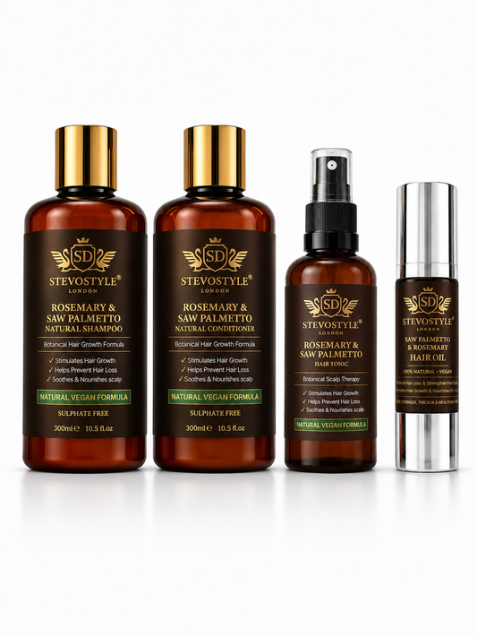 Rosemary & Saw Palmetto Shampoo & Conditioner Duo – Hair Growth & Hair Loss Care