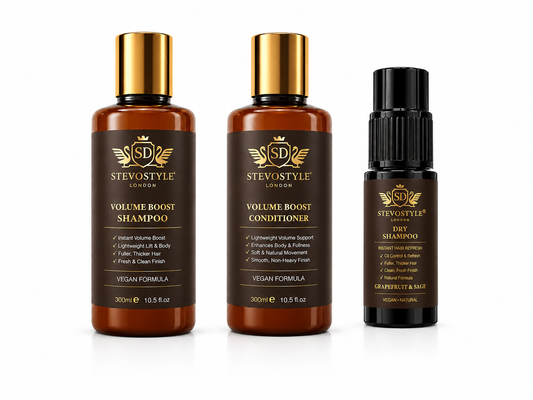 Volume Boost Shampoo & Conditioner Duo – Dry Shampoo Fuller, Thicker Hair