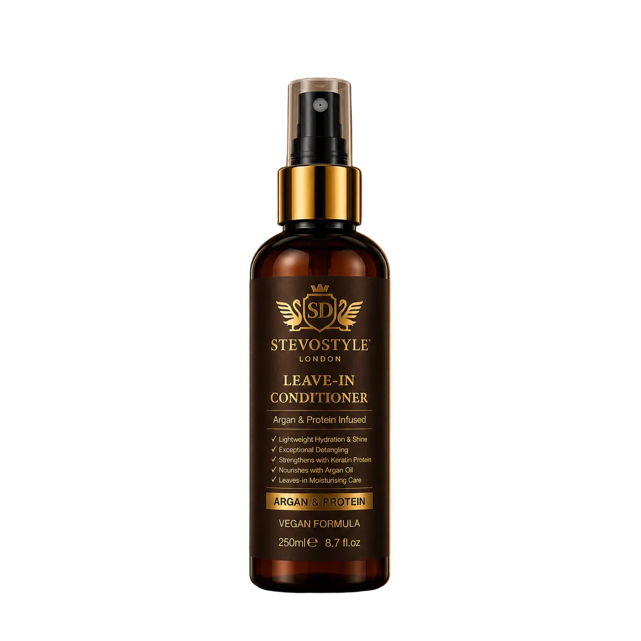 Leave-In Conditioner
Argan & Protein Infused | Vegan Formula 250ml