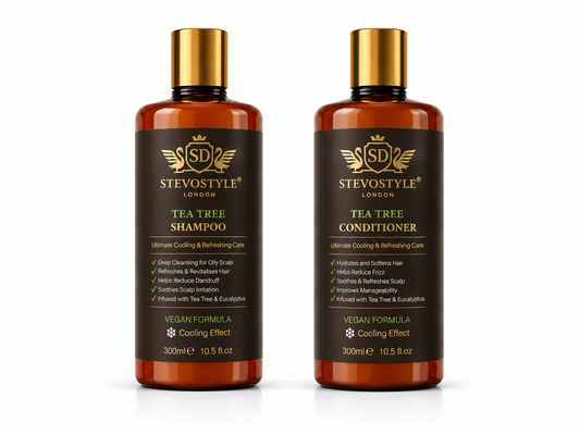 Tea Tree Shampoo & Conditioner Duo – Cooling & Refreshing Care 2 × 300ml